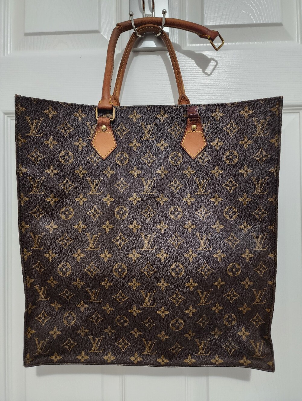 Authentic Louis Vuitton Sac Plat (Replacement Handles Included) - Picture 2 of 12